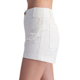 Colette Shorts Scallop Detail Pocket - Ivory