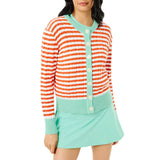 Cotton Cable Knit Oxford Cardigan Sweater