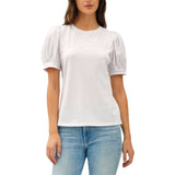 Cotton Jersey Puff Sleeve T-Shirts