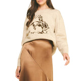 Cowboy Graphic Crew Sweater