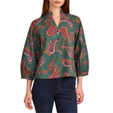 Daniella Top - Winter Paisley