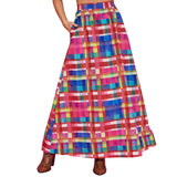 Daphne Plaid Maxi Skirt