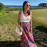 Daphne Plaid Maxi Skirt