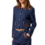 Denim Button Down Jacket