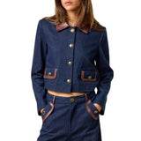Denim Button Down Jacket