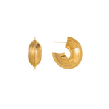 Ahead of the Curve Hoop Earrings