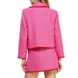 Embroidered Tweed Jacket