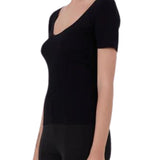 Endless Rose Ribbed Short Sleeve Top