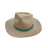 Faceted Turquoise Hat Band