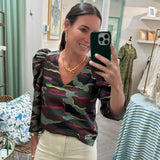 Finley Camo Top