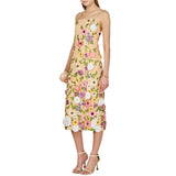 Floral Embroidered Midi Dress