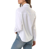 Flower Jewel High-Low Shirt