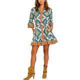Frances Mini Dress - Patchwork
