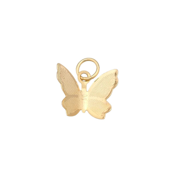 Gold Butterfly Charm Pendant