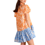 Gia Pagoda Pleated Dress