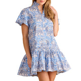 Gia Tigris Pleated Dress
