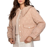 Gingham Quilted Jacket