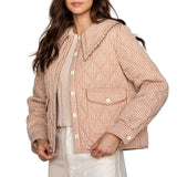 Gingham Quilted Jacket