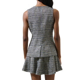 Gisella Tweed Jeanie Denim Vest
