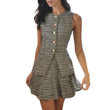 Gisella Tweed Jeanie Denim Vest