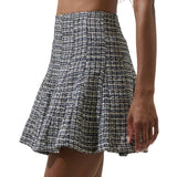 Gisella Tweed Zivy Flare Mini Skirt