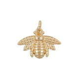 Gold Bee Charm Pendant