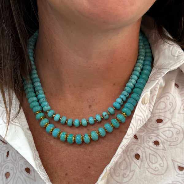 Enduring Stone Turquoise Beaded Necklace