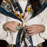 Golden Mesa Scarf Ring