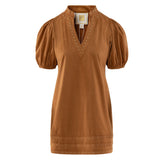 Hampton Mini Dress - Brown Sugar