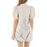 Hampton Mini Dress - Lavender Fields