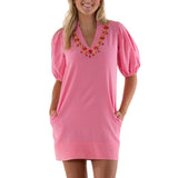 Hampton Mini Dress - Rosé