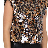 Hatti Sequin Embellished  Tank