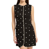 Heather Embroidered Mini Dress