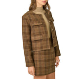 Heritage Plaid Cropped Jacket