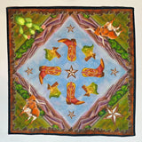 Texas Longhorn Scarf - Multicolor
