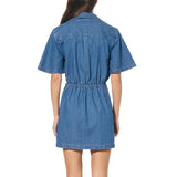 Indigo Denim Mini Dress