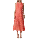 Iris Textured Sleeveless Maxi Dress