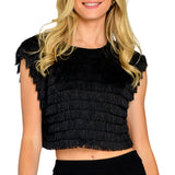 Jackie Fringe Crop Top