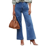 Wide Leg Venise Jeans - Medium Wash