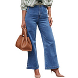 Wide Leg Venise Jeans - Medium Wash