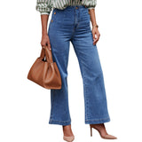 Wide Leg Venise Jeans - Medium Wash