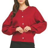 Jewel Button Down Cardigan