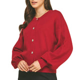 Jewel Button Down Cardigan