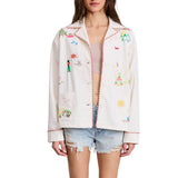Joshua Embroidered Lightweight Jacket