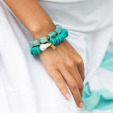 Laguna Turquoise Square Beaded Bracelet