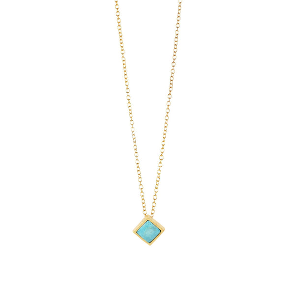 Lavalliere Necklace - Turquoise