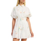 Leanne Mini Shirt Dress