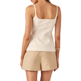Linen Sleeveless Vest