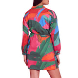Logan Colorful Belted Dress