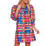 Lori Plaid Mini Dress